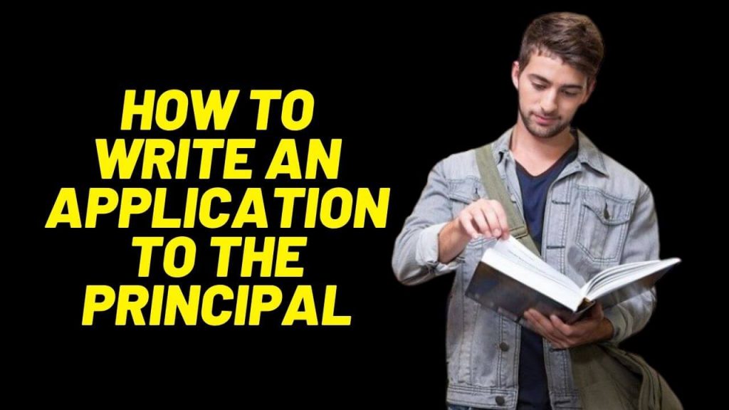 application to the principal