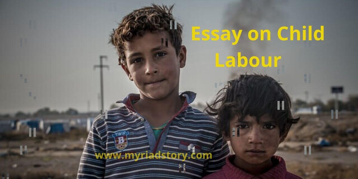 Essay for child labour