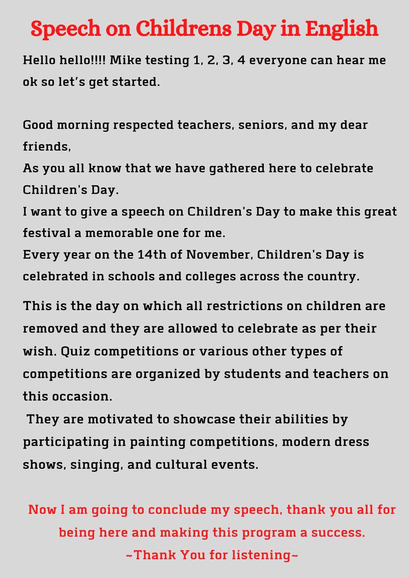 independence day speech for teachers