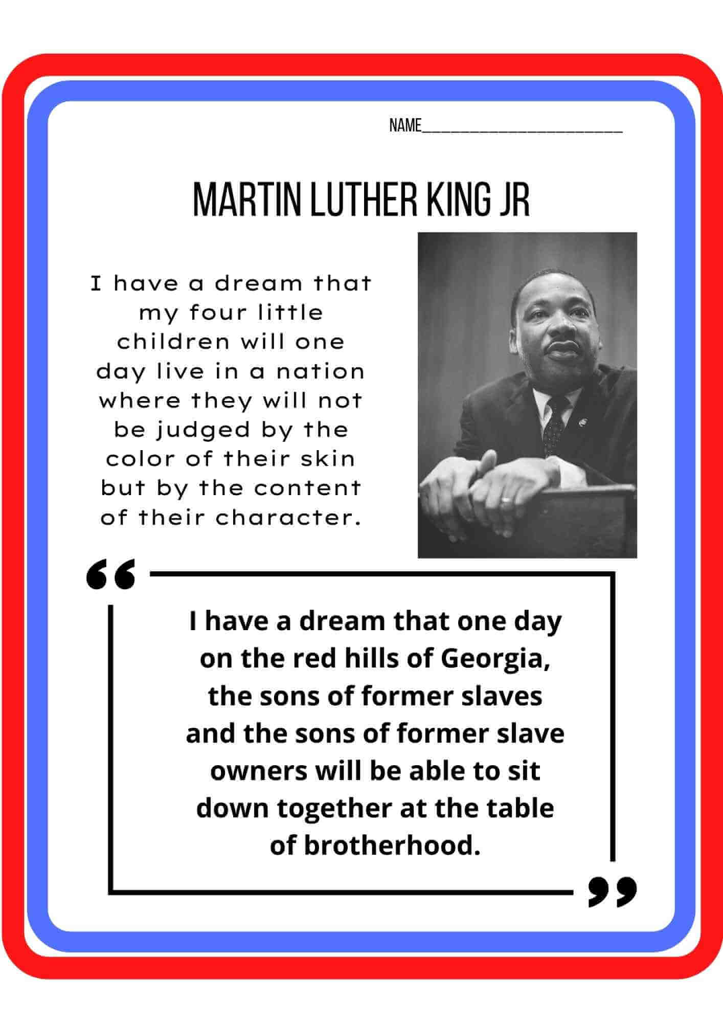 essay about martin luther king i have a dream speech
