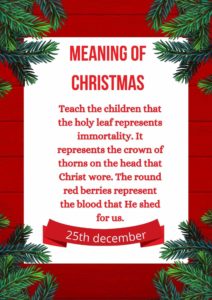 Meaning of Christmas 