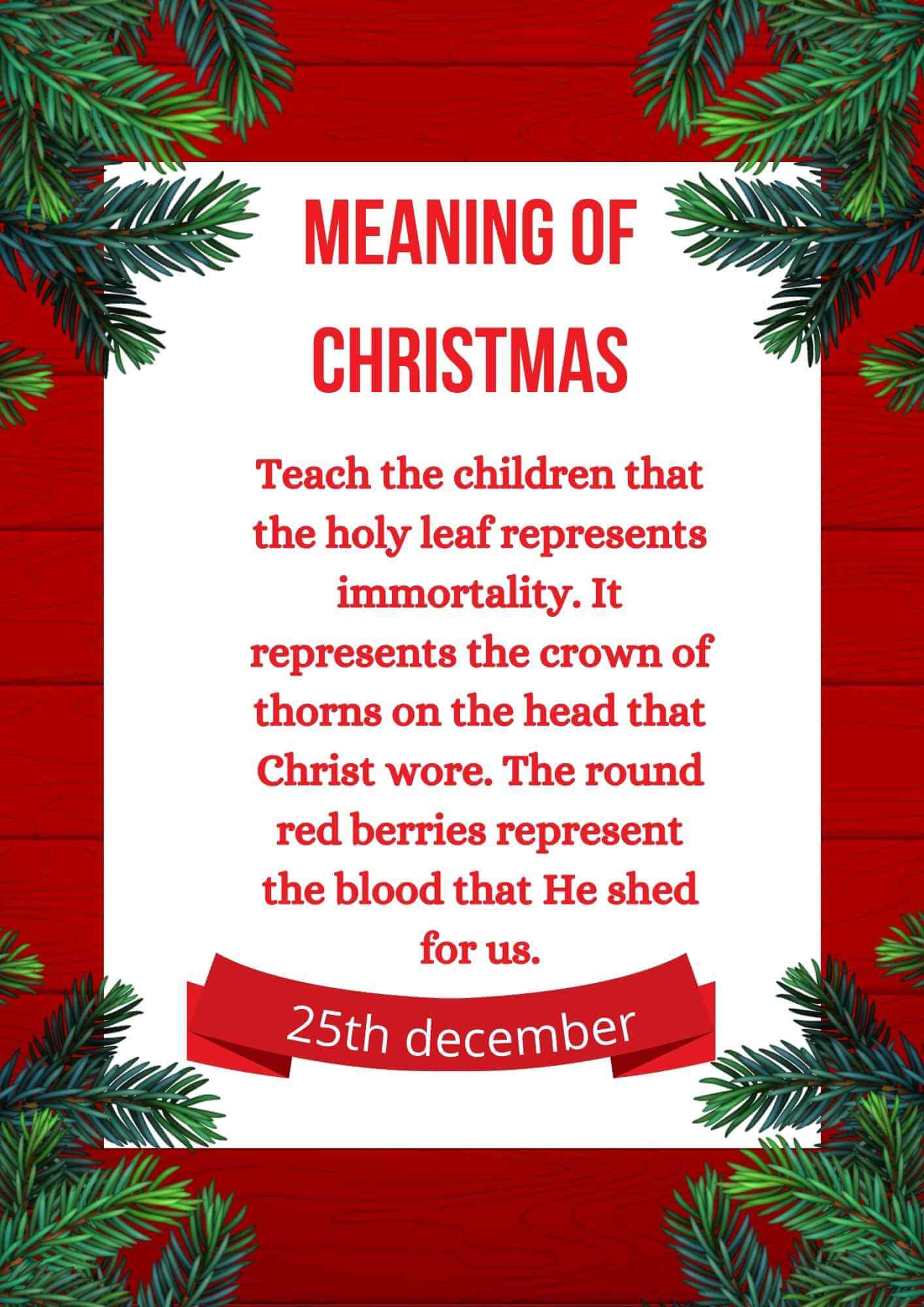 What is the meaning of christmas