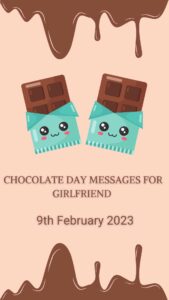 Chocolate Day Messages for Girlfriend